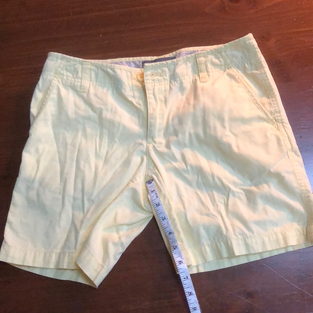 Eddie Bauer light yellow shorts. These are light weight